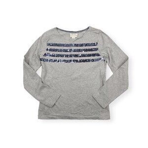 Johnnie B by Boden Sequin Stripe Tee